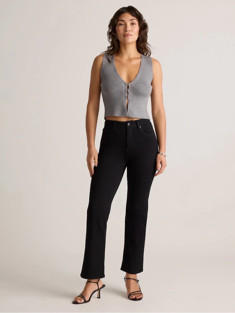 Quince Black Bella Straight Leg Women’s Jeans